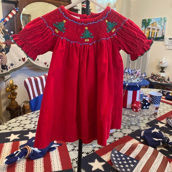 Le Za Me Smocked Infant girls Dress size 12 months - Picture 10 of 16